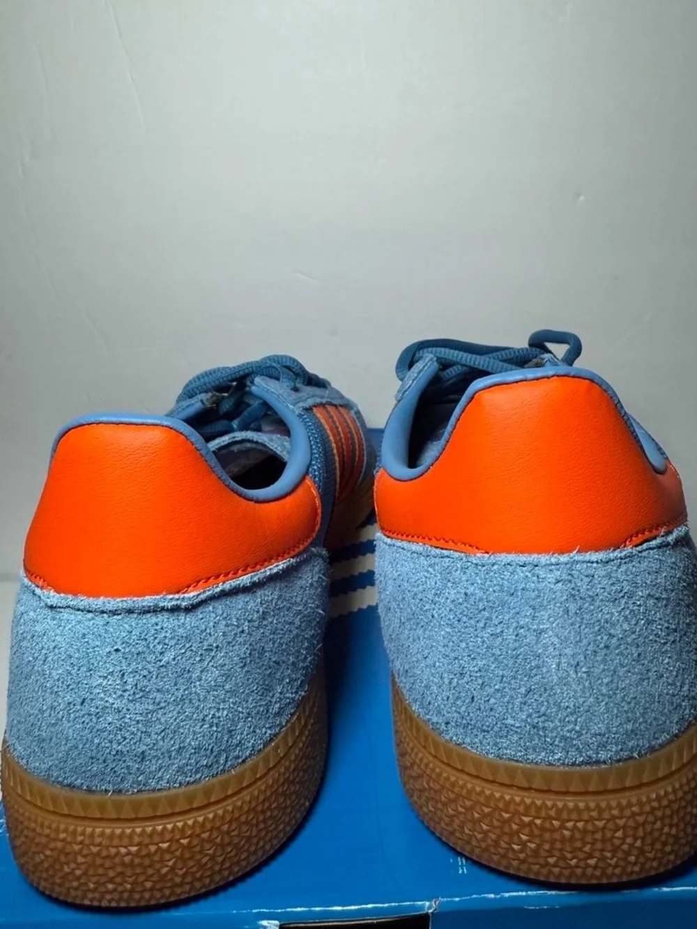 Adidas Handball Spezial - Men’s 10.5 (Wmn’s 11.5) - Blue Orange JH5445